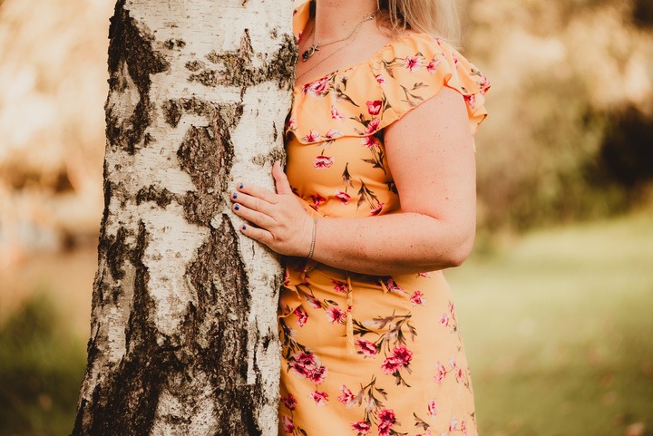 Holding tree branch